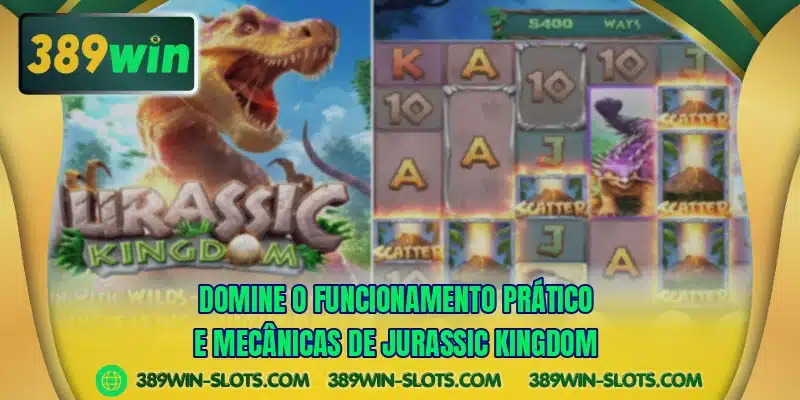 Domine o funcionamento prático e mecânicas de Jurassic Kingdom