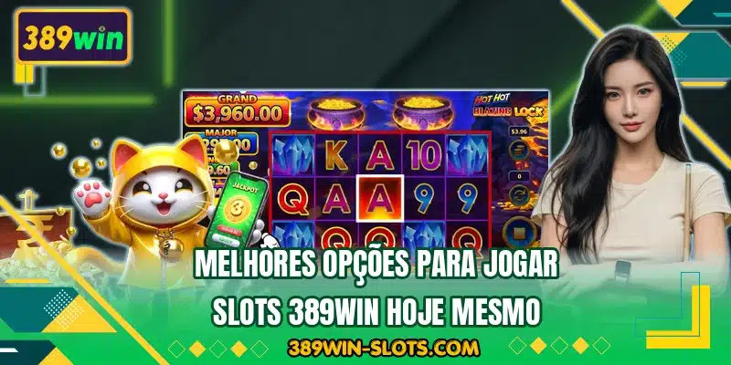 Melhores opções para jogar slots 389WIN hoje mesmo