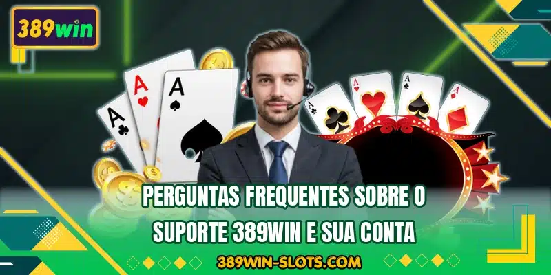 Perguntas frequentes sobre o suporte 389WIN e sua conta