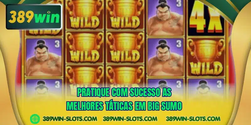 Pratique com sucesso as melhores táticas em Big Sumo